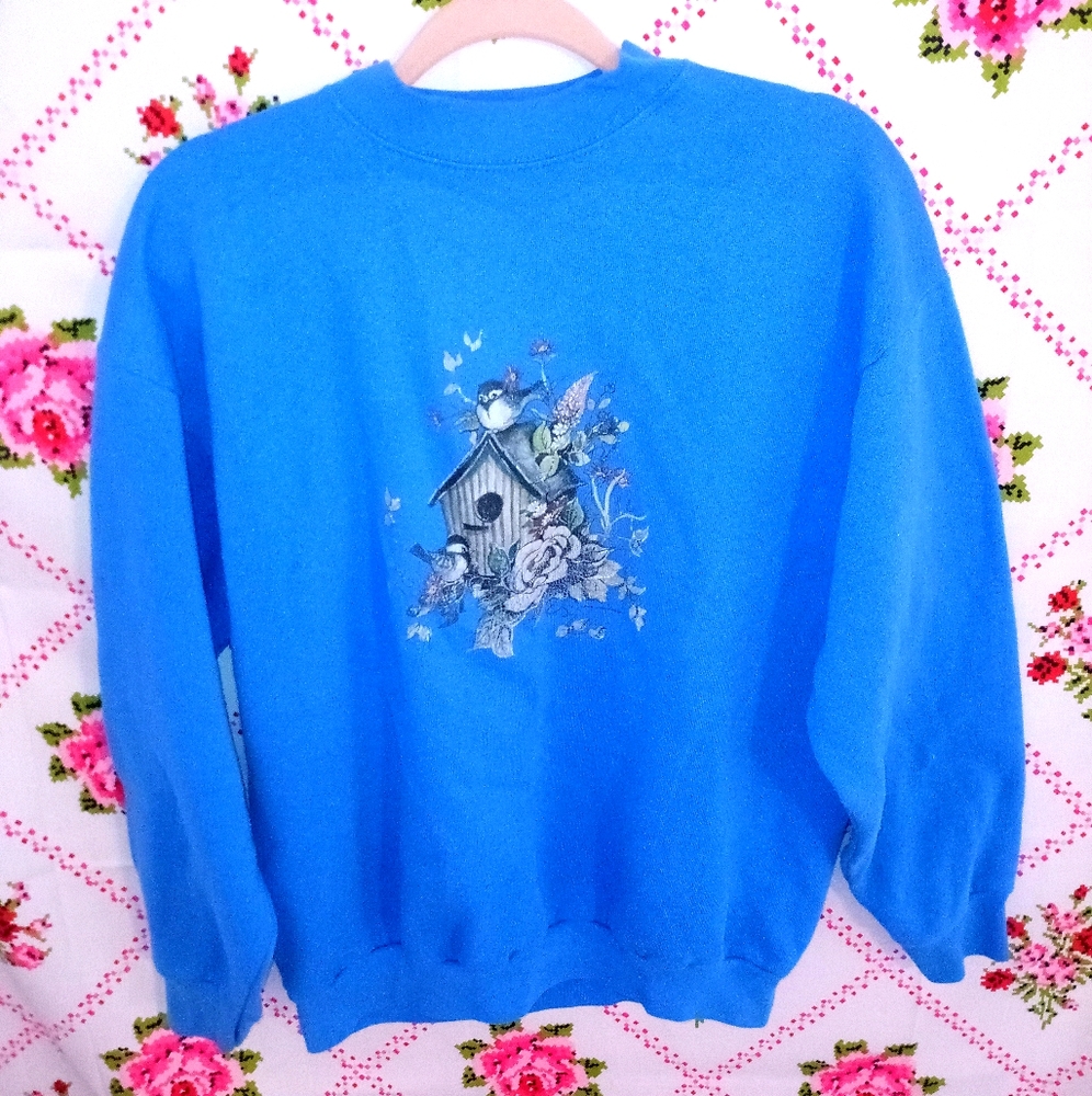 Vintage Birdhouse Sweatshirt